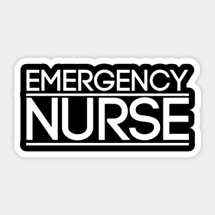 Emergency Nurse Sticker